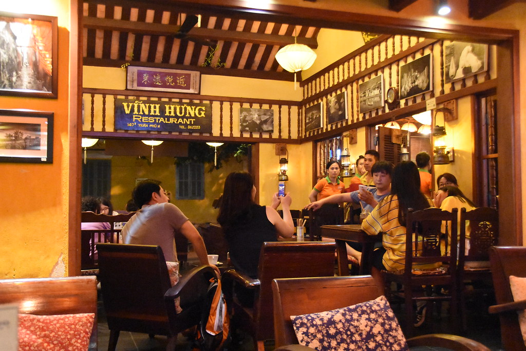 Happy customers enjoying their dining experience at a restaurant